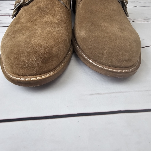 Verba Made In Italy Suede Skull Print Monk Shoes Size US9 - Picture 3 of 13